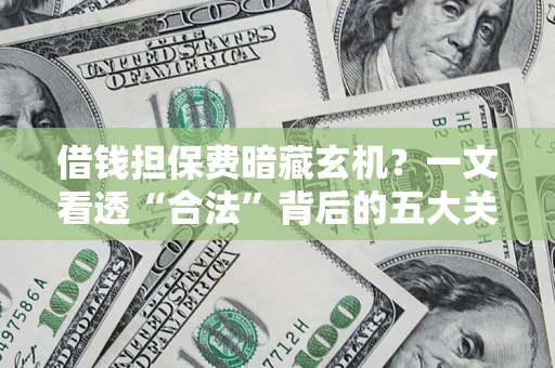 济南借钱担保费暗藏玄机？一文看透“合法”背后的五大关键陷阱