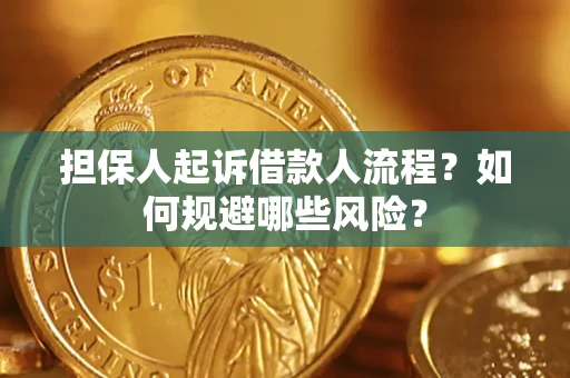 济南担保人起诉借款人流程？如何规避哪些风险？